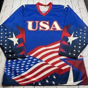 Vintage 90’s USA AOP Proy Joy Hockey Jersey Men’s Sz XL Limited Edition